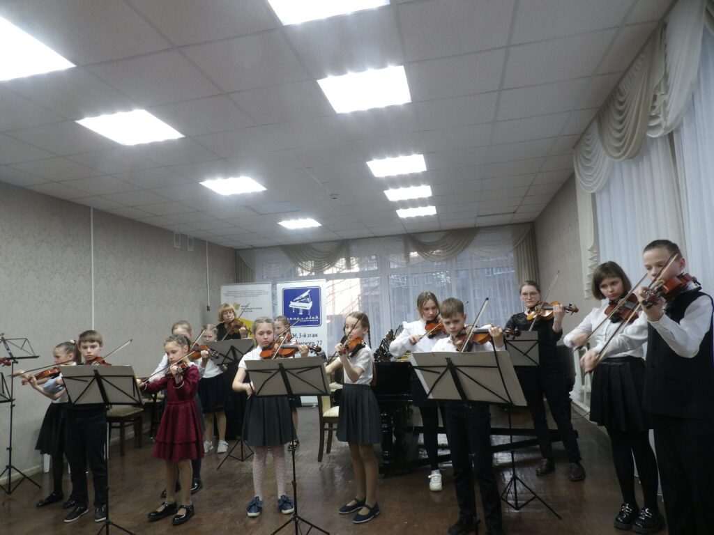 Отчетный концерт оркестрового отделения